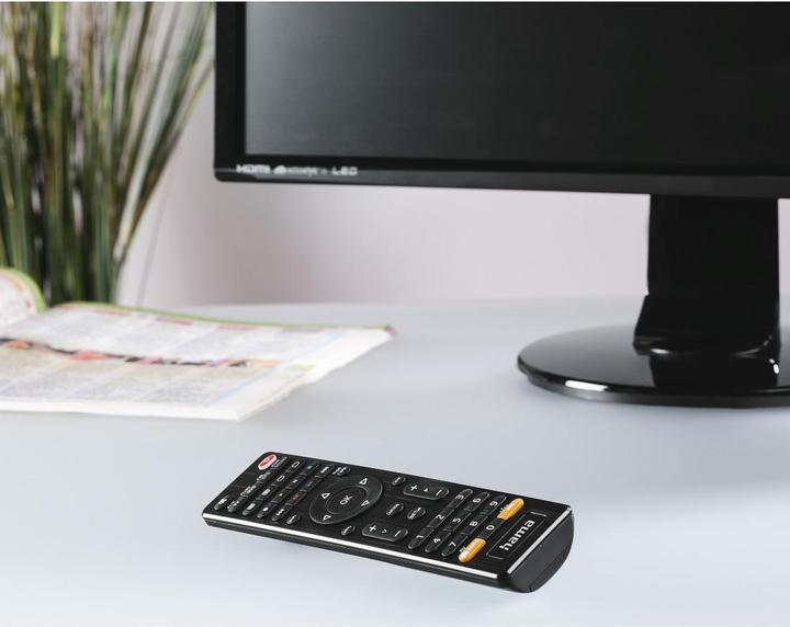 Image du produit Hama Télécommande universelle TV, infrarouge, pour 8 appareils, avec touche App (Télécommande universelle, Infrarouge)
