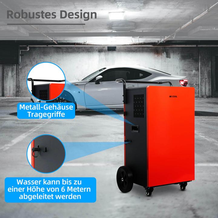 Actual product image Be Cool BE COOL construction dryer 110L with water pump (230 m², 110 l/24h)