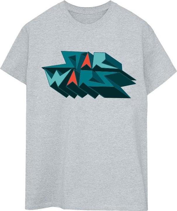 Star Wars Edgy Block Logo TShirt (XL)