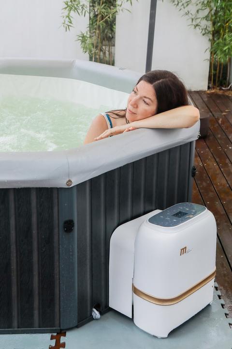 Produktbild PureHaven aufblasbarer Whirlpool 193x193x76 cm für 6 Personen selbstreinigend inkl. Filterkatuschen (6 Pers.)
