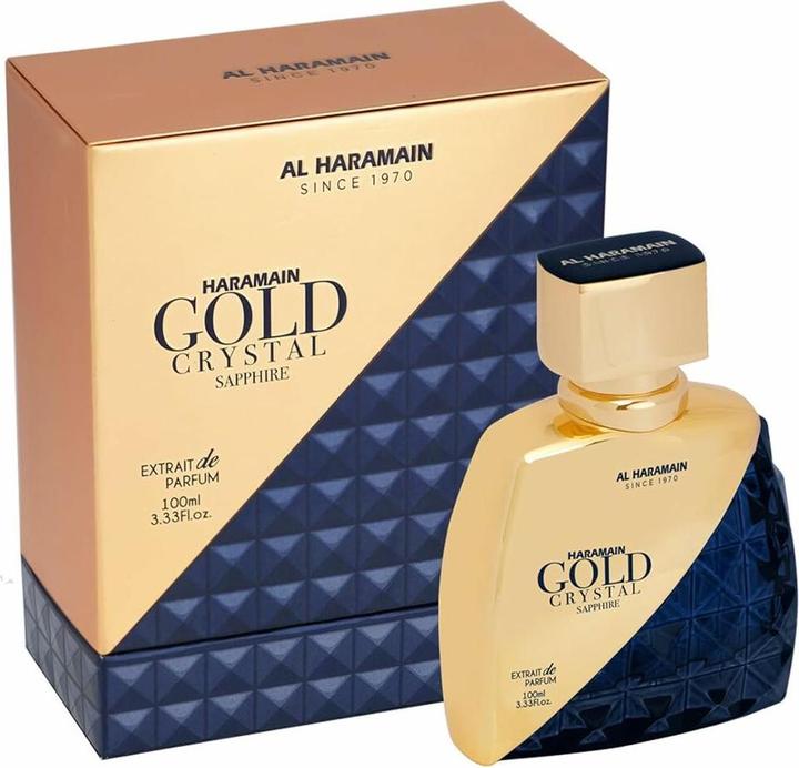Actual product image Al Haramain Gold Crystal Sapphire PAR U 100 ml (Eau de parfum, 100 ml)