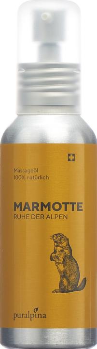 Produktbild Puralpina Marmotte Massage-Öl Ruhe der Alpen (100 ml)