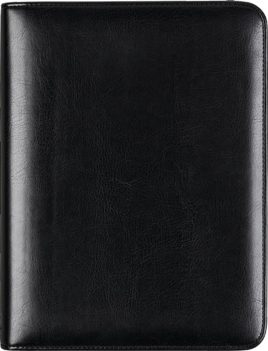 Rido Terminplaner-Ringbuch A5 Leder schwarz (A5)