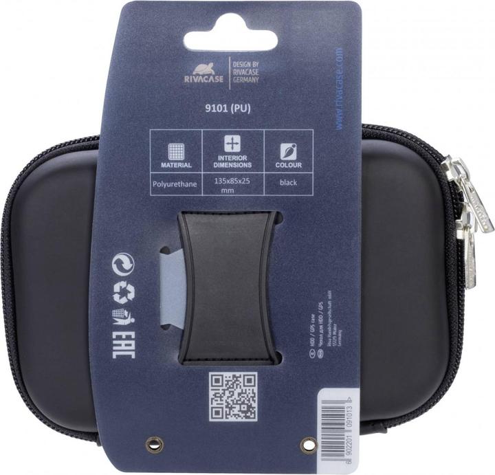 Image du produit Rivacase 9101 10,9 cm (4.3" ) Housse de protection noire Polyester