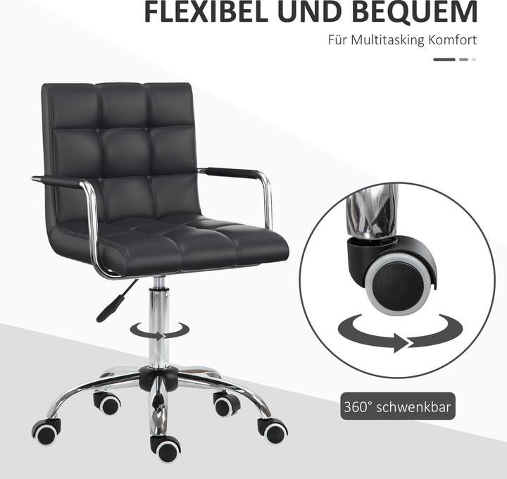 Produktbild Homcom Bürostuhl mit Rollen