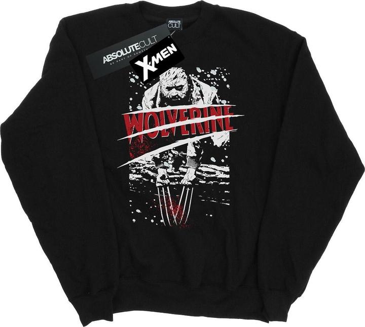 Actual product image Mens X-Men Split Red Wolverine Sweatshirt (4XL)