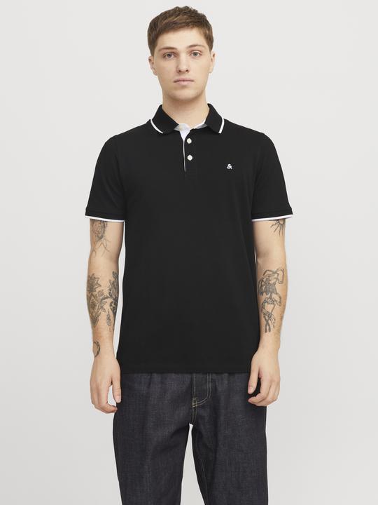 Produktbild Jack & Jones Einfarbig Polokragen Poloshirt Poloshirt (M)