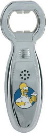 Image du produit ZLTD Ouvre-bouteille Simpsons Chrome avec son Homer Moe (Tire-bouchon électrique)