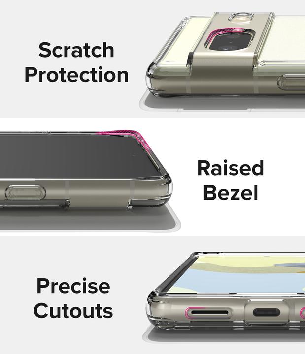 Actual product image Ringke Fusion case for Google Pixel 7 transparent transparent case (Google Pixel 7)