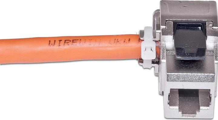 Actual product image Wirewin Keystone module, Cat.6A, 90ø angled. (Keystone module)