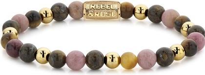 Rebel Rose - Bead bracelet Winter Glow II RR-60060-G - Dimension: 19 cm - L (19 cm)