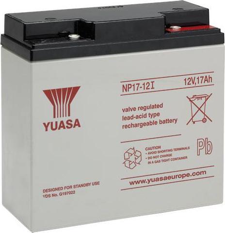 Yuasa NP sealed lead acid battery,12V 17Ah (12 V, 17000 mAh)