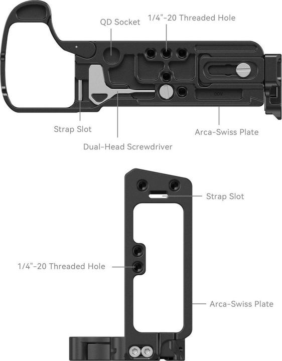 Image du produit SmallRig Support en L dédié pour FUJIFILM GFX100 II 4514