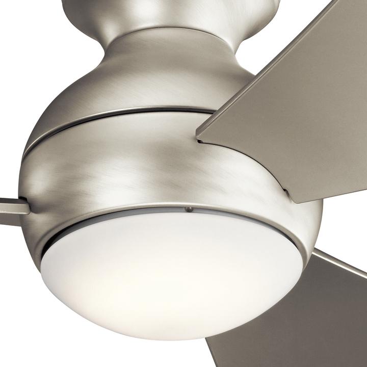 Produktbild Elstead Lighting Sola leiser Deckenventilator mit LED Licht Ø86cm + Fernbedienung Mattes weiss (38 dB)