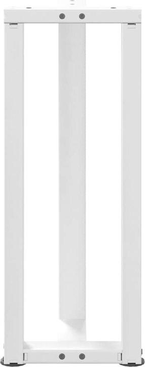 Actual product image VidaXL Coffee table legs T-shape 2 pcs. White 70x25x(30-31) cm Steel table leg