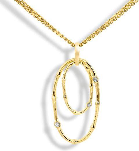 Breuning Anhänger - BRILL. 0,105 Ct. H/si (750/18 K Gold)