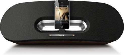 Actual product image Philips Fidelio Primo DS9/10, docking speaker for iPod (Electrical connection)