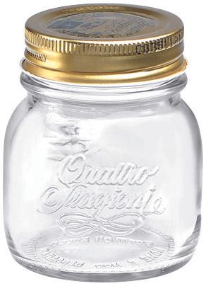 Produktbild Dosen-Zentrale Bormioli Rocco Quattro Stagioni Marmeladen- / Einmachgläser 150 ml (mit Schraubdeckel ø 56 mm, Konfi (12 Stk., 0.15 l)