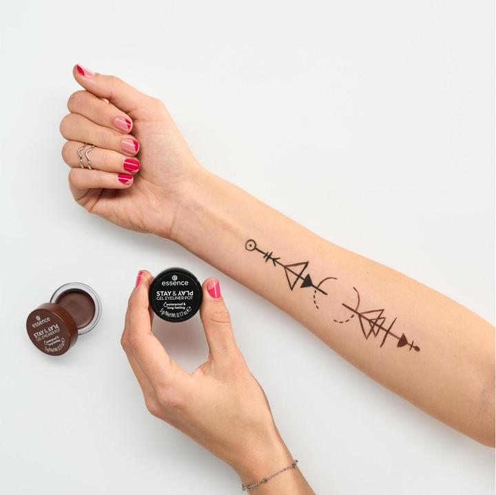 Image du produit essence Stay & Play Gel Eyeliner Pot Eyeliner Gel (01 Noir)