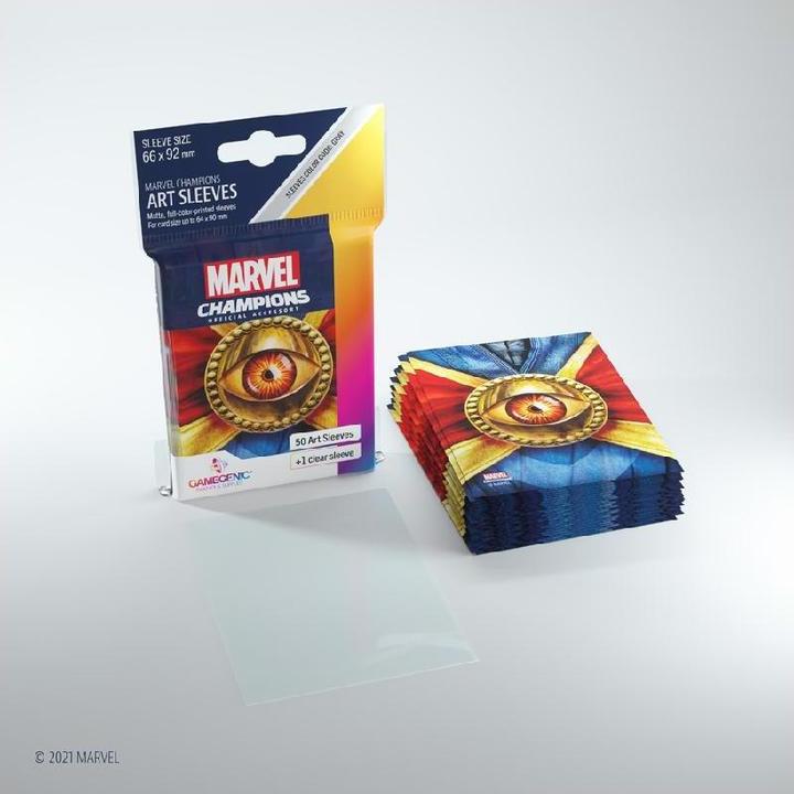 Immagine prodotto Gamegenic GGS15011ML - Maniche artistiche Marvel Champions - Doctor Strange (50 maniche)
