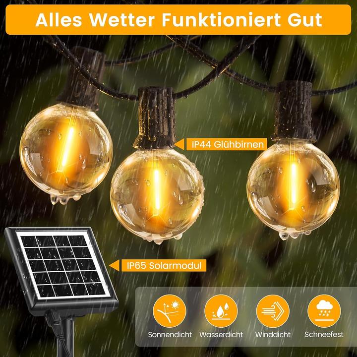 Produktbild Lumina Swiss Solar LED Lichterkette ProControl (30 m)