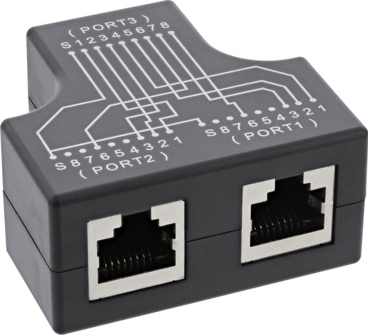 Produktbild InLine Cat.5e STP T-Adapter (Port-Doppler) (Netzwerkkabel)
