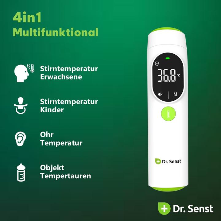 Immagine prodotto Dr. Senst Infrarot 3in1 Ohr/Stirn/Objekt Thermometer DET-20F