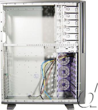 Actual product image Chieftec CA-01B-B-SL-OP Mesh-Big, black/silver (ATX)
