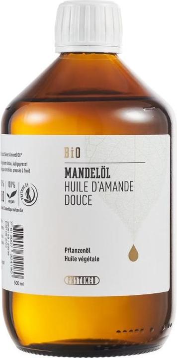 Actual product image Phytomed Almond oil organic (Body oil, 500 ml)