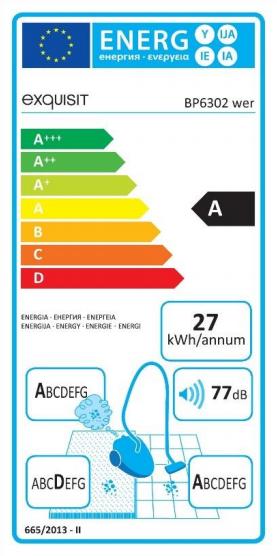 Produktbild Exquisit Bodenstaubsauger