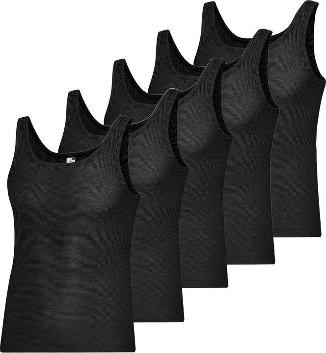 ESGE 5er Pack - Feinripp Ringel Unterhemd