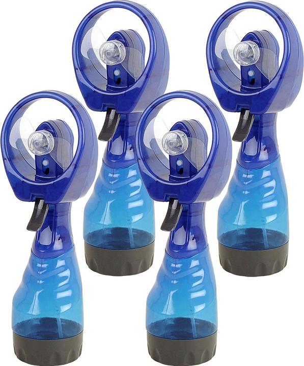 Image du produit Casativo Kit de 4 ventilateurs de pulvérisation, réservoir d'eau de 300 ml, fonctionnement sur batterie,