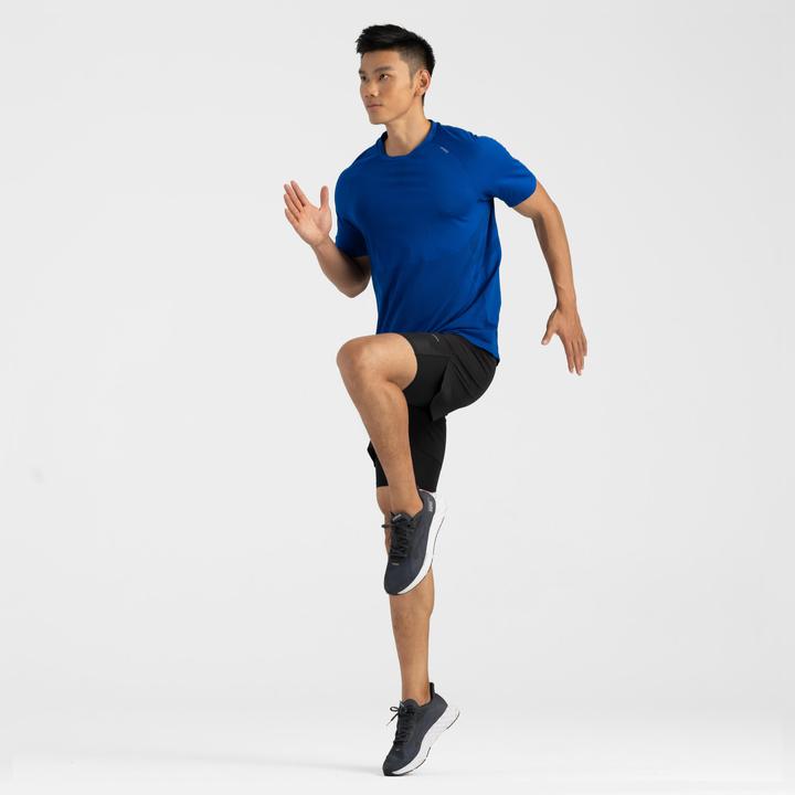 Actual product image Kiprun Laufshorts Herren Tights 2-in-1 - schwarz (XL)