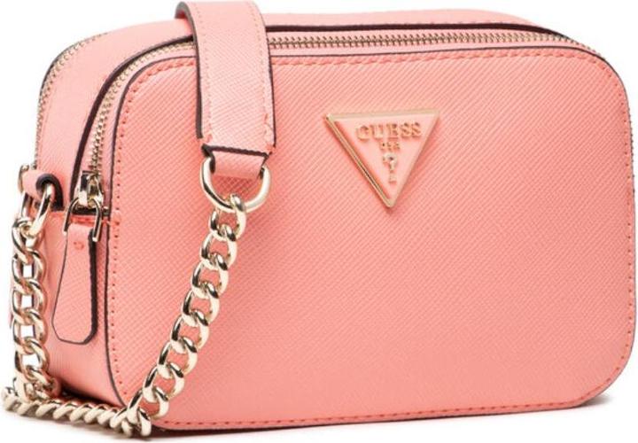 Actual product image Guess Noelle, Textile Crossbody Bag, Light Rose, HWZG78, For Women