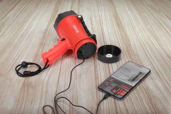 Productafbeelding Yato YT.LATARKA / SZPERACZ PISTOLETOWY 15W 1200LM IP68 AKU (9.30 cm, 1200 lm)