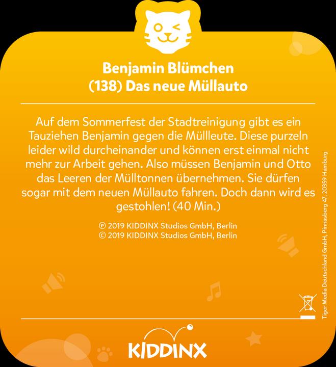 Image du produit Tigermedia Tigercard Benjamin Blümchen Le nouveau camion à ordures (Allemand)