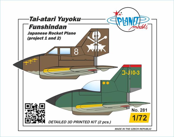 Actual product image Planet Models Tai-atari Y??yoku Funshindan Japanese Rocket Plane (project 1 and 2)