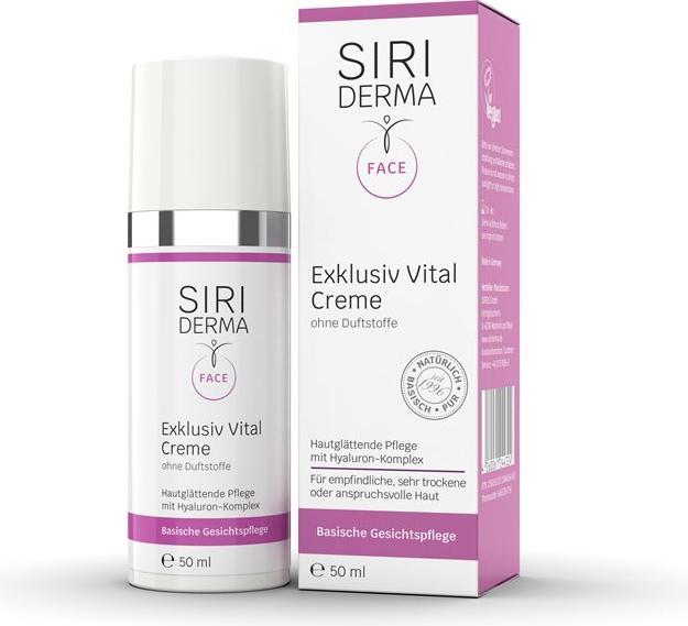 Siriderma Hautcreme Exclusiv-Vital ohne Duftstoffe (50 ml, 24h Creme)