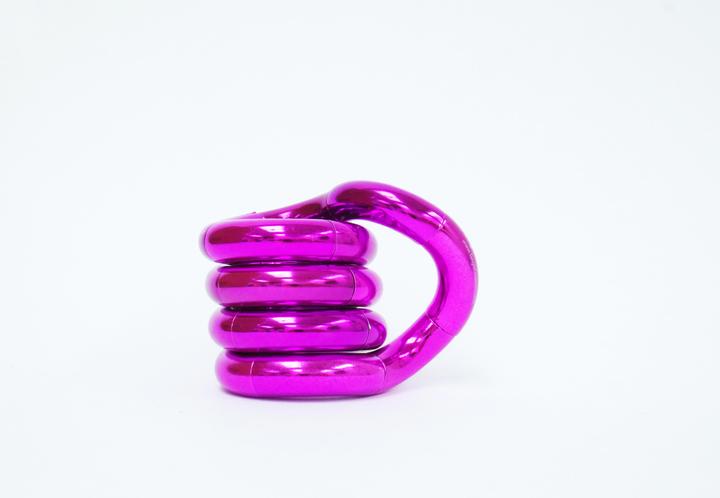 Actual product image Tangle Fidget Toy 8608 Countertop Display, Jr. Metallic / Metallic Sparkle Series, Antistress Toy, F (English, German, French, Italian)