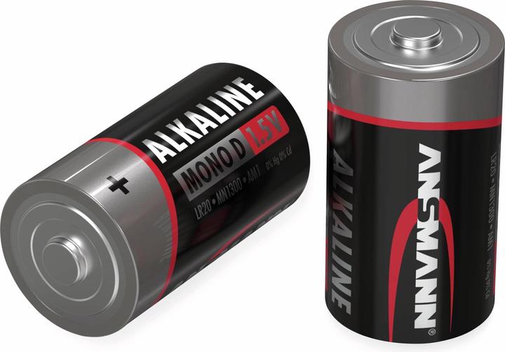 Produktbild Ansmann Mono (D)-Batterie Alkali-Manga (4 Stk., D, 1300 mAh)