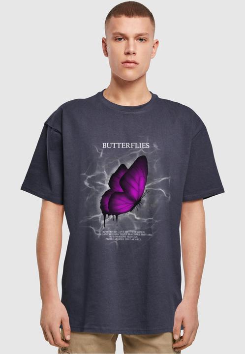 Actual product image Merchcode Butterflies Heavy Oversized Tee - 117179 (L)