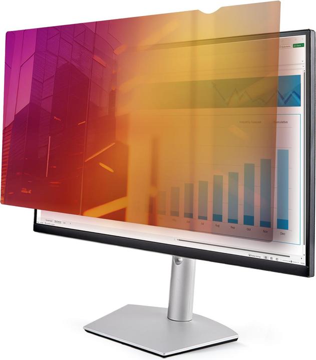 Produktbild StarTech com 24 Zoll 16:10 Monitor Blickschutz Gold, Zweiseitiger Blickschutzfilter mit Erhöhter Pri (24", 16 : 10)