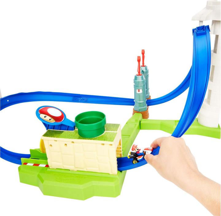 Actual product image Hot Wheels Mario Kart Circuit Slam Race Track