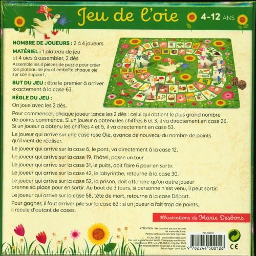 Produktbild Jeu de l'oie (Französisch)