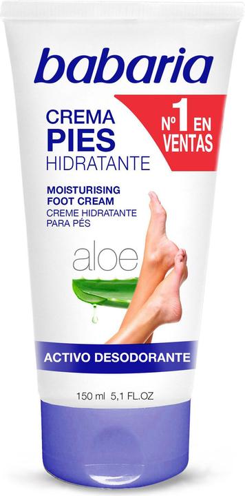 Babaria Crema Hidratante Pies Aloe 150ml (Fusscrème & Fussgel, 150 ml)