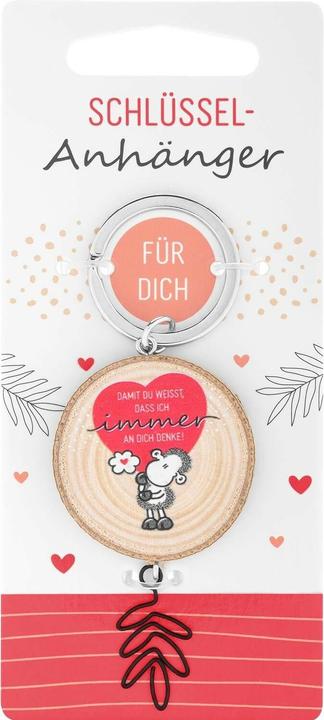 Actual product image Sheepworld Think of you keychain