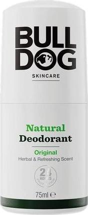Actual product image Bulldog Natural ball deodorant Original ( Natura l Deodorant Herbal & Refreshing Scent) 75 ml (Roll-on, 75 ml)