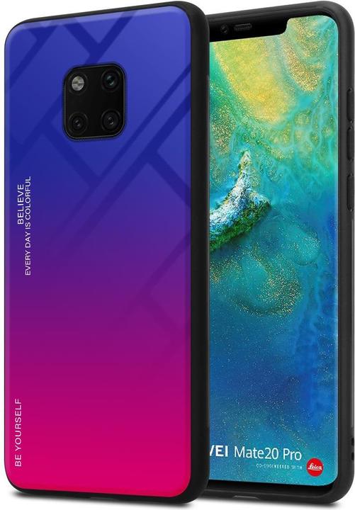 Image du produit Cadorabo Couverture en verre TPU 2 couleurs (Mate 20 Pro)