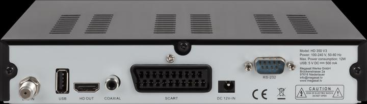 Actual product image Megasat HD 350 V3 - Satellite TV Receiver (0.00 GB, DVB-S, DVB-S2)