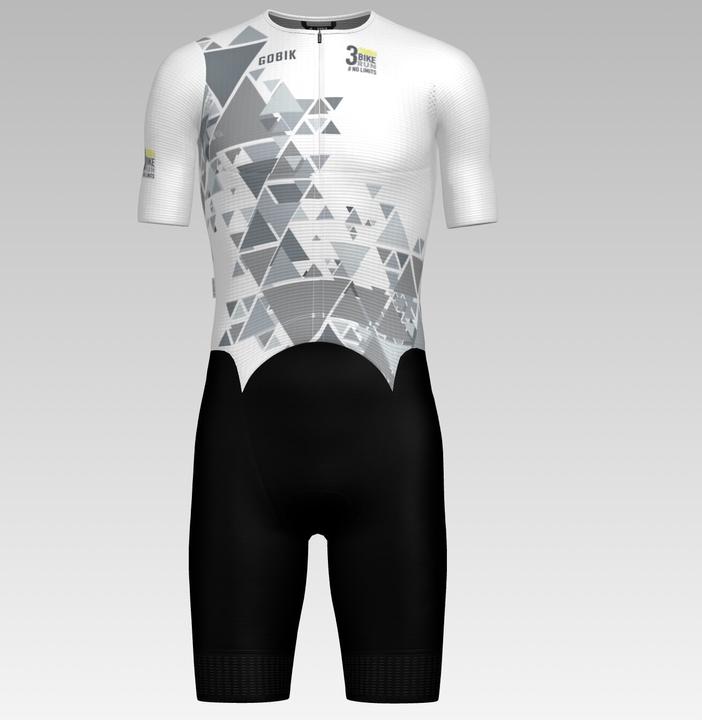 Gobik Alligator 2.0 Trisuit Men black-white (S)